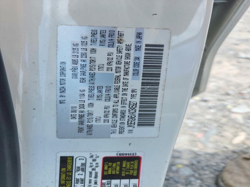 61451866 :رقم المزاد ، JM3ER2W5XA0345927 vin ، 2010 Mazda Cx-7 مزاد بيع