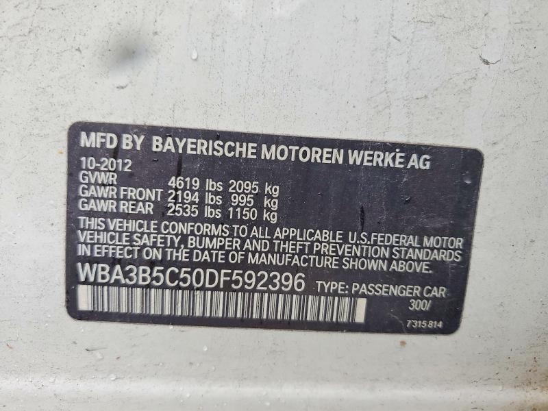 Aukcja sprzedaży 2013 Bmw 328, vin: WBA3B5C50DF592396, numer aukcji: 63803886