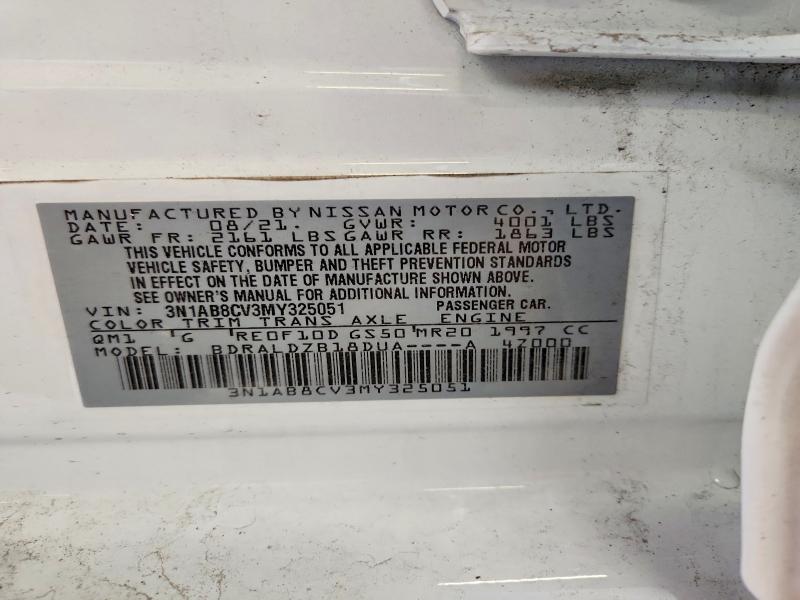 Aukcja sprzedaży 2021 Nissan Sentra, vin: 3N1AB8CV3MY325051, numer aukcji: 63558676