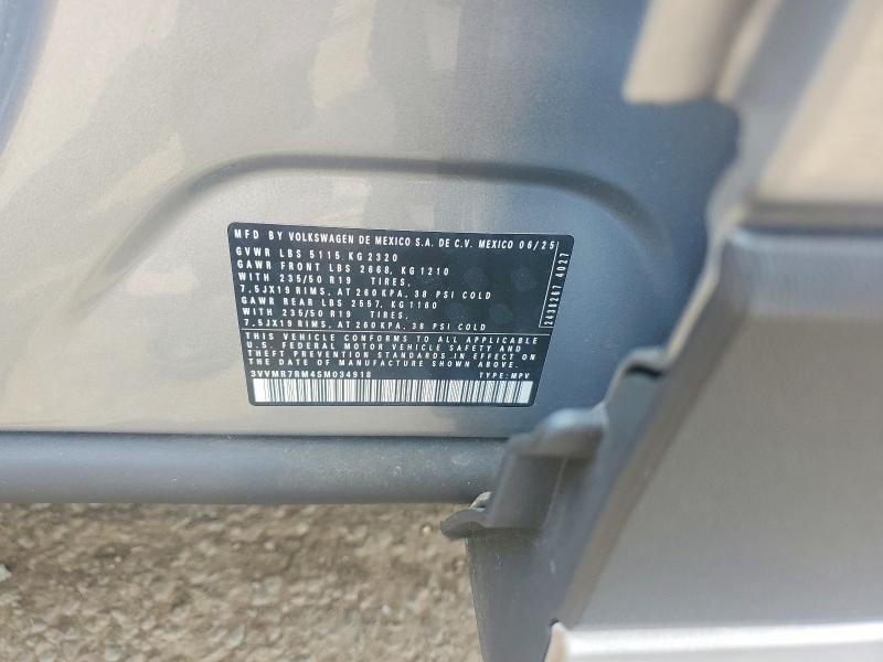 Aukcja sprzedaży 2025 Volkswagen Tiguan, vin: 3VVMR7RM4SM034918, numer aukcji: 64425806