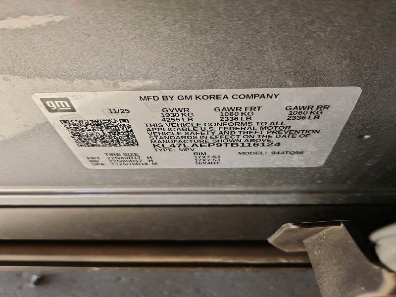 Продажа на аукционе авто 2026 Buick Envista, vin: KL47LAEP9TB116124, номер лота: 63916956
