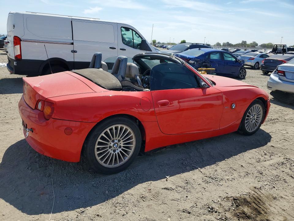 61448656 :رقم المزاد ، 4USBT53424LU06291 vin ، 2004 Bmw Z4 مزاد بيع