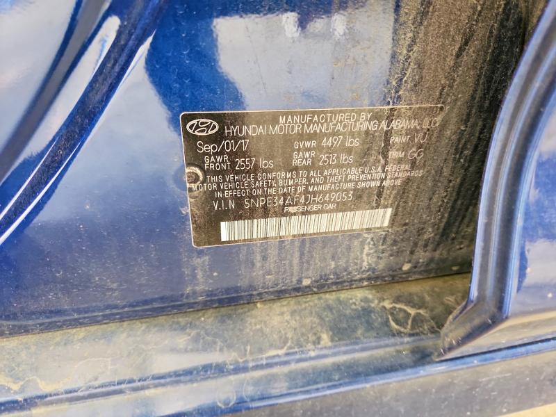 Aukcja sprzedaży 2018 Hyundai Sonata, vin: 5NPE34AF4JH649053, numer aukcji: 63643766