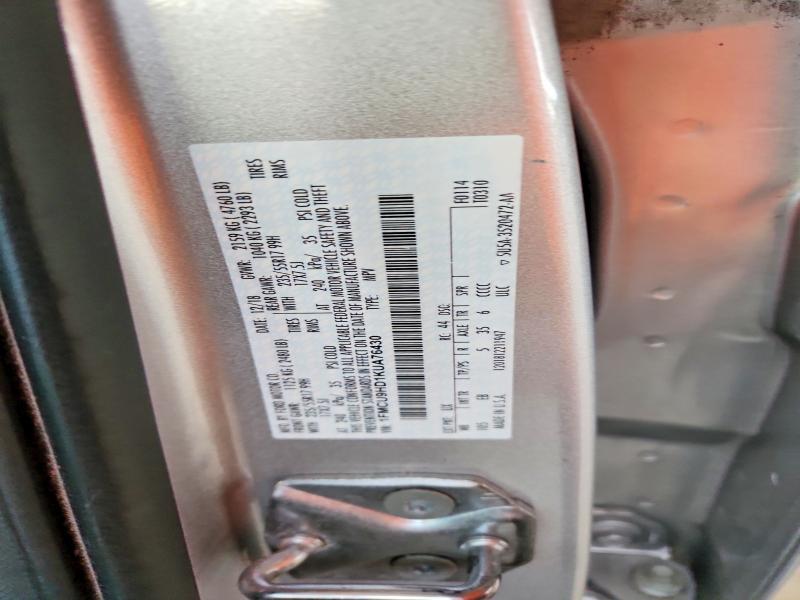 66006026 :رقم المزاد ، 1FMCU9HD1KUA76430 vin ، 2019 Ford Escape مزاد بيع