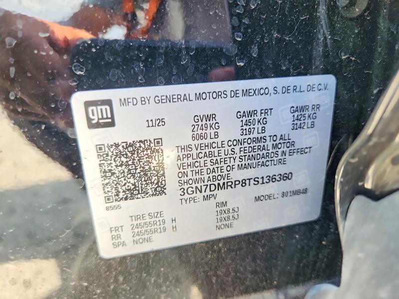 Aukcja sprzedaży 2026 Chevrolet Equinox, vin: 3GN7DMRP8TS136360, numer aukcji: 67067846