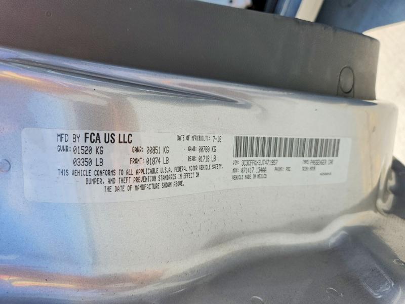 Aukcja sprzedaży 2018 Fiat 500, vin: 3C3CFFKH3JT471957, numer aukcji: 62908866