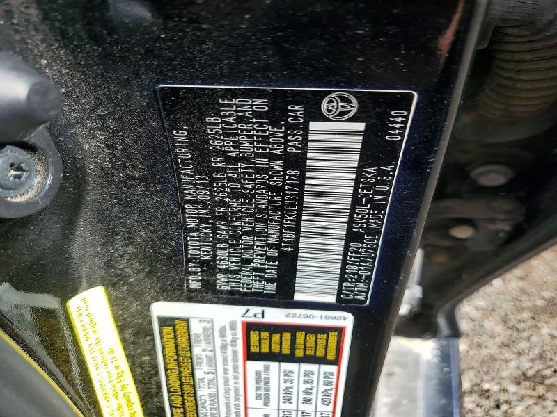 Aukcja sprzedaży 2014 Toyota Camry, vin: 4T1BF1FK0EU317178, numer aukcji: 63934056