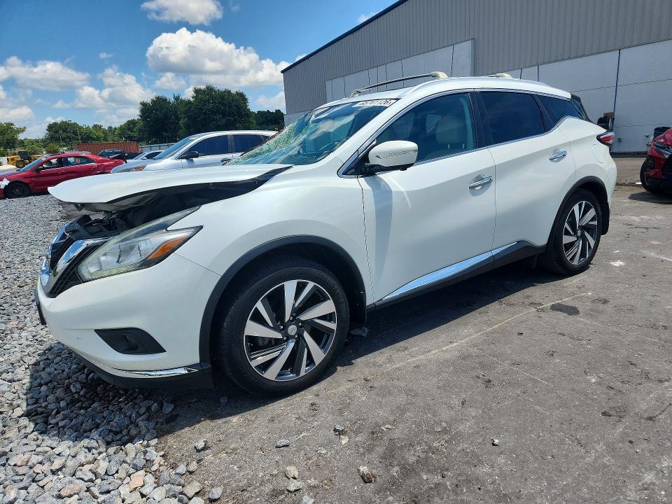 65761126 :رقم المزاد ، 5N1AZ2MH1FN272537 vin ، 2015 Nissan Murano مزاد بيع