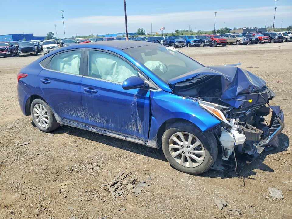 2021 Hyundai Accent მანქანა იყიდება აუქციონზე, vin: 3KPC24A60ME150527, აუქციონის ნომერი: 63848566