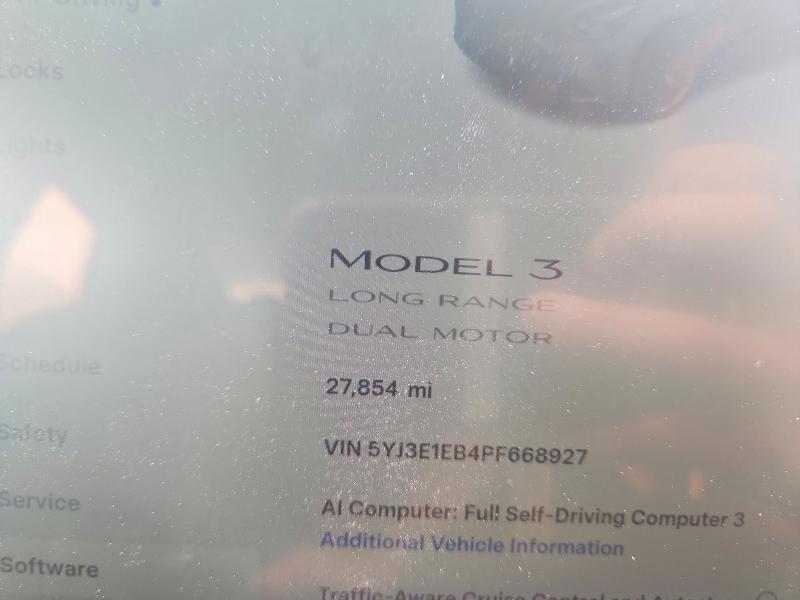 Aukcja sprzedaży 2023 Tesla Model 3, vin: 5YJ3E1EB4PF668927, numer aukcji: 64845506