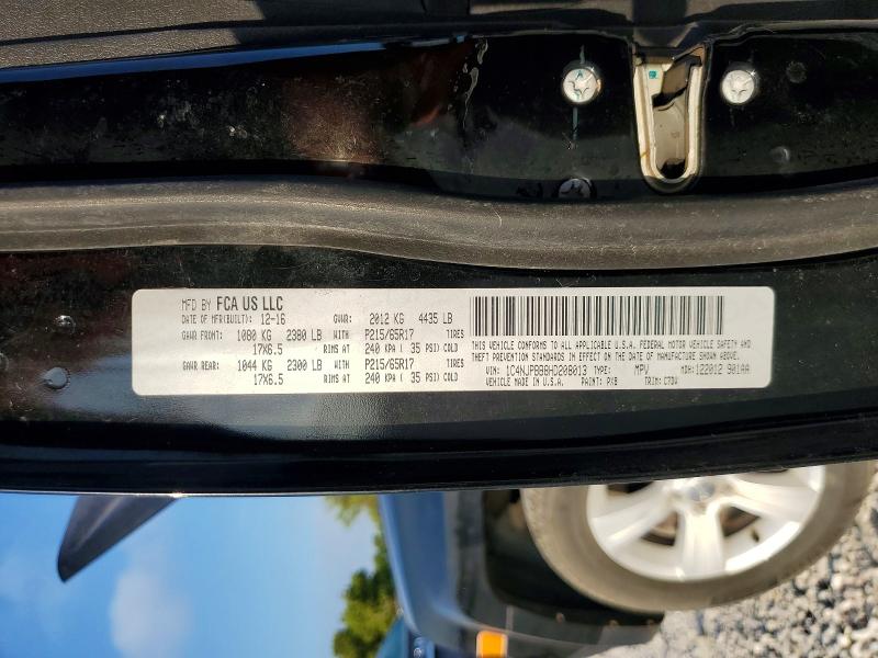 65903476 :رقم المزاد ، 1C4NJPBB8HD208013 vin ، 2017 Jeep Patriot مزاد بيع