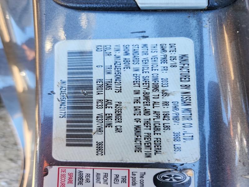Продаж на аукціоні авто 2019 Nissan 370z, vin: JN1AZ4EH5KM421775, номер лоту: 65385946