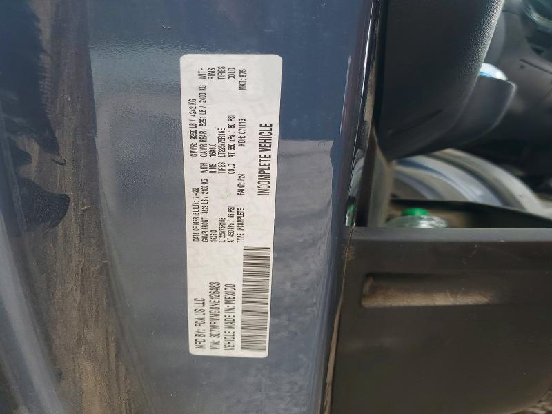 60878856 :رقم المزاد ، 3C7WRVMG8NE126483 vin ، 2022 Ram Promaster 3500 مزاد بيع