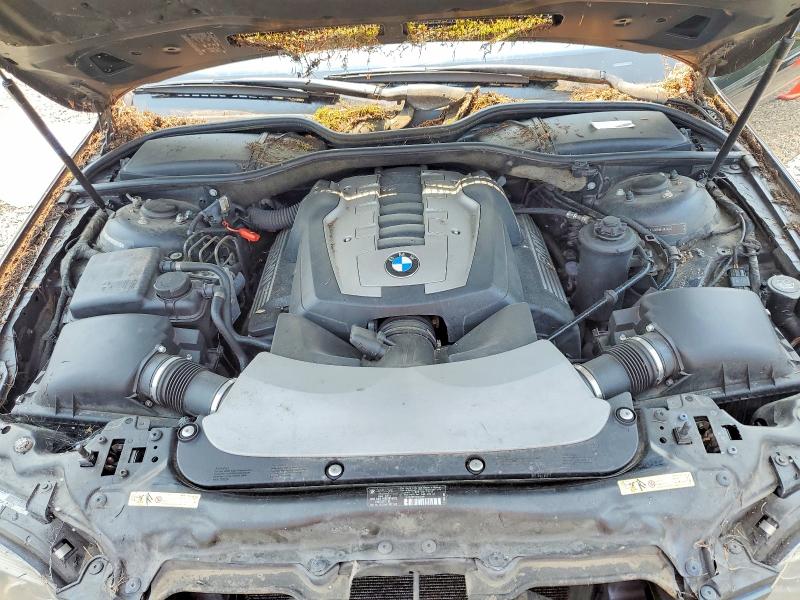 2007 Bmw 750 მანქანა იყიდება აუქციონზე, vin: WBAHN83597DT66565, აუქციონის ნომერი: 63806296