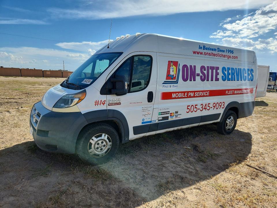 2014 Ram Promaster 3500 მანქანა იყიდება აუქციონზე, vin: 3C6URVJG2EE117858, აუქციონის ნომერი: 66482046