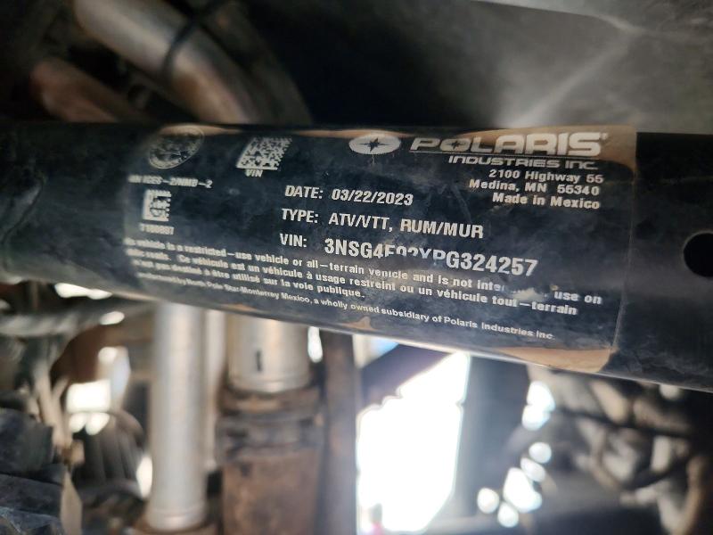2023 Polaris Rzr მანქანა იყიდება აუქციონზე, vin: 3NSG4E92XPG324257, აუქციონის ნომერი: 62826416