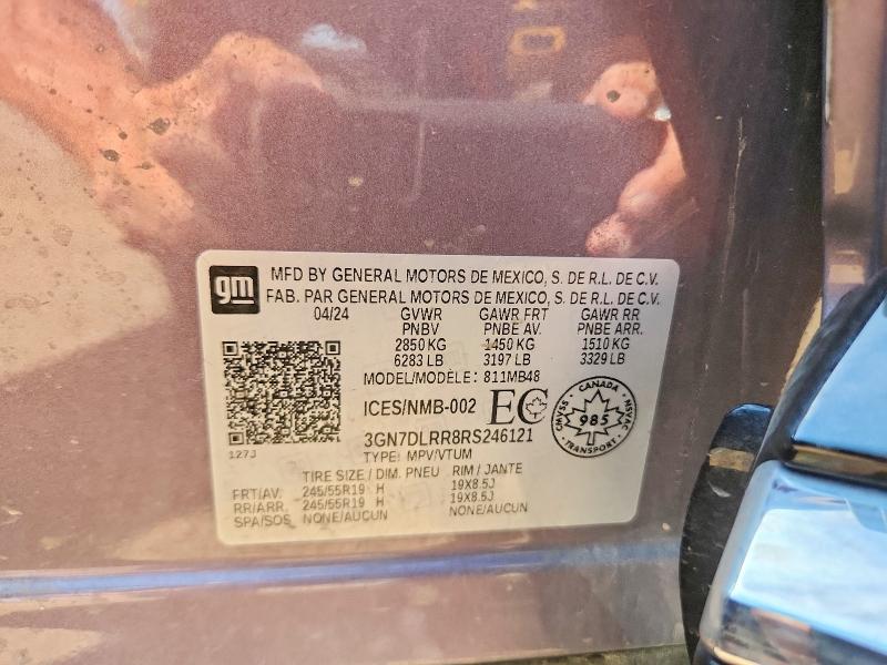 2024 Chevrolet Equinox მანქანა იყიდება აუქციონზე, vin: 3GN7DLRR8RS246121, აუქციონის ნომერი: 63577286
