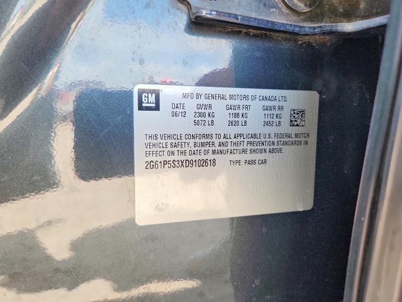Продажа на аукционе авто 2013 Cadillac Xts, vin: 2G61P5S3XD9102618, номер лота: 65031396