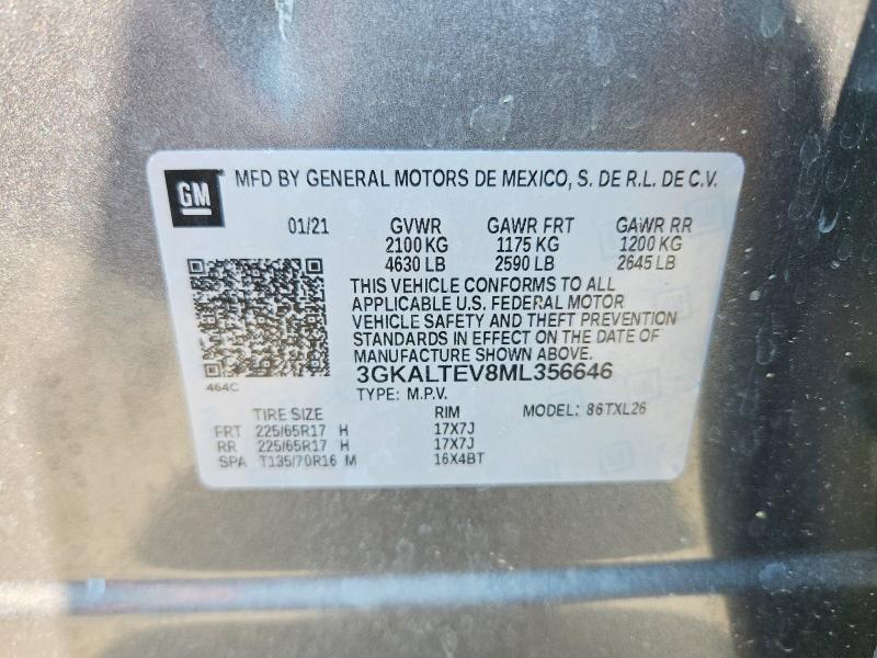 Продажа на аукционе авто 2021 Gmc Terrain, vin: 3GKALTEV8ML356646, номер лота: 64700236