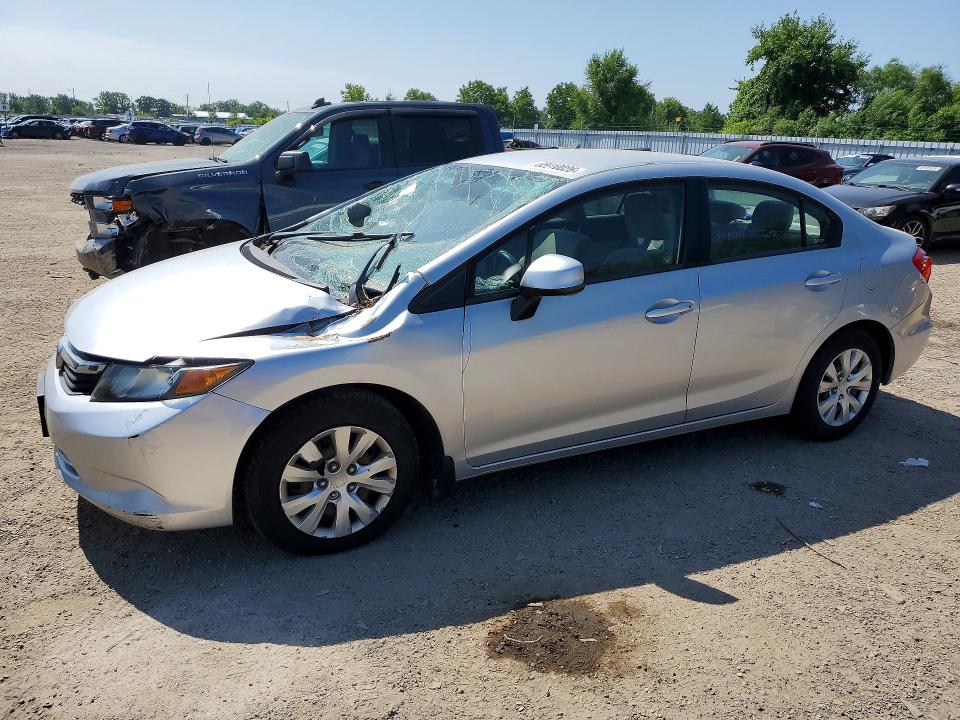 Продажа на аукционе авто 2012 Honda Civic, vin: 2HGFB2F44CH117592, номер лота: 65910026