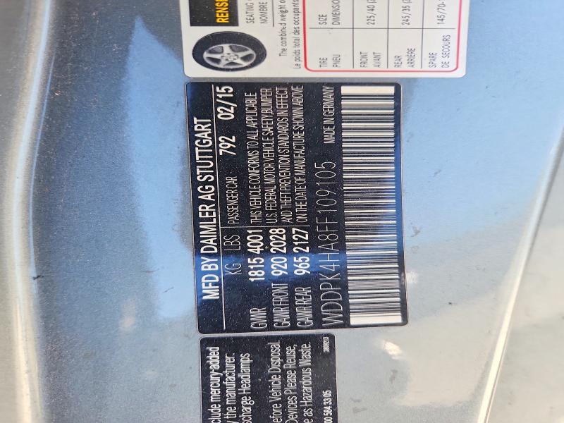 Продаж на аукціоні авто 2015 Mercedes-benz Slk, vin: WDDPK4HA8FF109105, номер лоту: 66292796