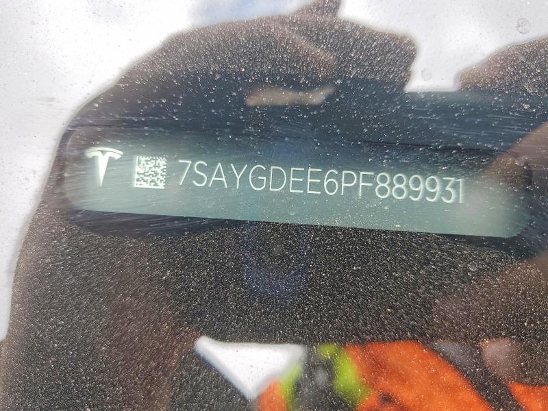 2023 Tesla Model Y მანქანა იყიდება აუქციონზე, vin: 7SAYGDEE6PF889931, აუქციონის ნომერი: 63597036