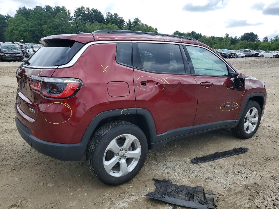 63882126 :رقم المزاد ، 3C4NJDBB0MT554690 vin ، 2021 Jeep Compass مزاد بيع