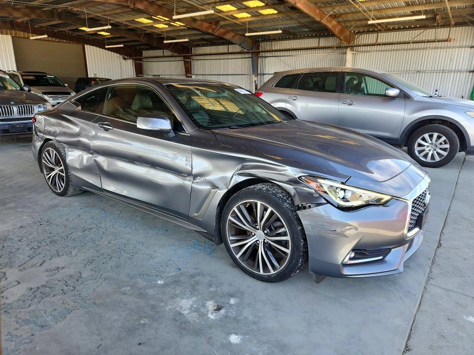 64585136 :رقم المزاد ، JN1CV7EL7HM320093 vin ، 2017 Infiniti Q60 مزاد بيع