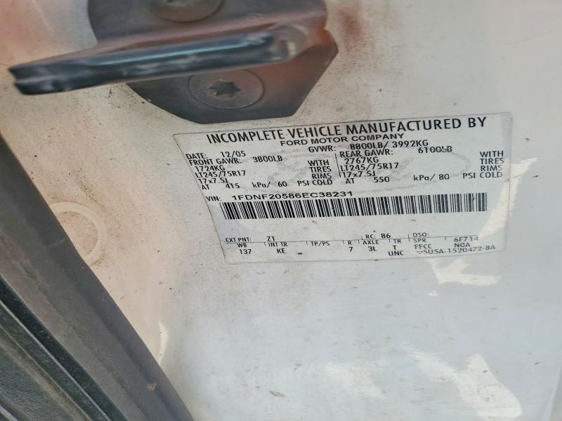 2006 Ford F250 მანქანა იყიდება აუქციონზე, vin: 1FDNF20586EC38231, აუქციონის ნომერი: 65460396