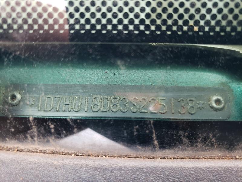64539506 :رقم المزاد ، 1D7HU18D83S225138 vin ، 2003 Dodge Ram 1500 مزاد بيع