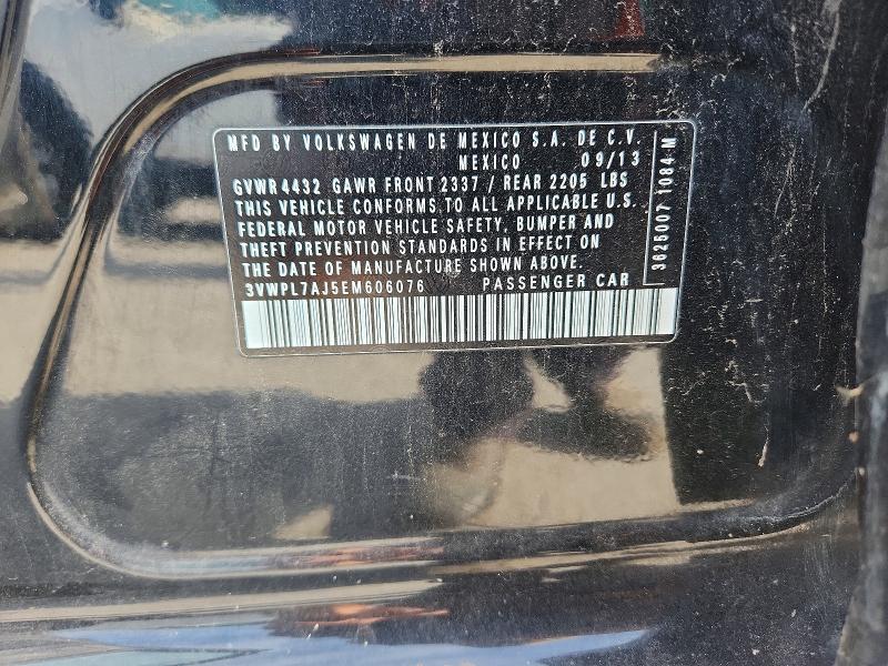 Продаж на аукціоні авто 2014 Volkswagen Jetta, vin: 3VWPL7AJ5EM606076, номер лоту: 64309436