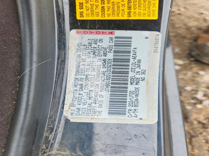 2001 Lexus Is მანქანა იყიდება აუქციონზე, vin: JTHBD182010032309, აუქციონის ნომერი: 66036806
