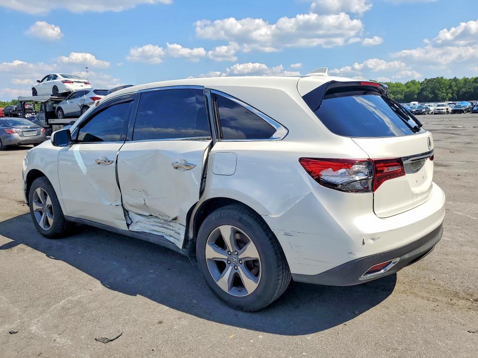 65729706 :رقم المزاد ، 5FRYD3H28EB005999 vin ، 2014 Acura Mdx مزاد بيع