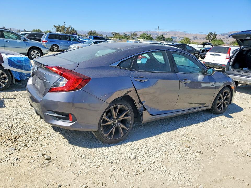 63876606 :رقم المزاد ، 19XFC2F88LE206429 vin ، 2020 Honda Civic مزاد بيع