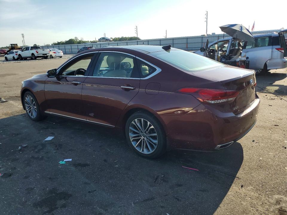 2015 Hyundai Genesis მანქანა იყიდება აუქციონზე, vin: KMHGN4JE5FU080555, აუქციონის ნომერი: 65091846