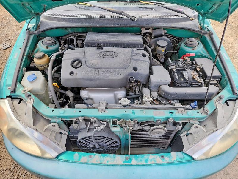 61589286 :رقم المزاد ، KNADC123626179843 vin ، 2002 Kia Rio مزاد بيع