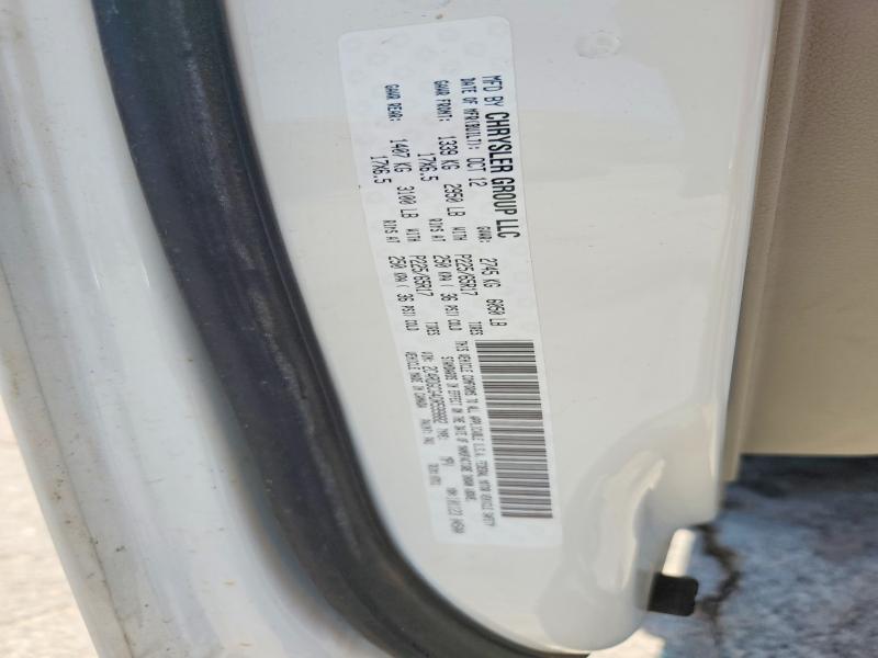 64661726 :رقم المزاد ، 2C4RDGCG4DR599882 vin ، 2013 Dodge Grand Caravan مزاد بيع