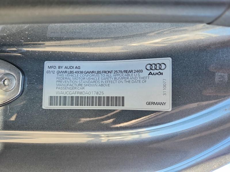 Продажа на аукционе авто 2013 Audi S5, vin: WAUCGAFR8DA017825, номер лота: 65515146