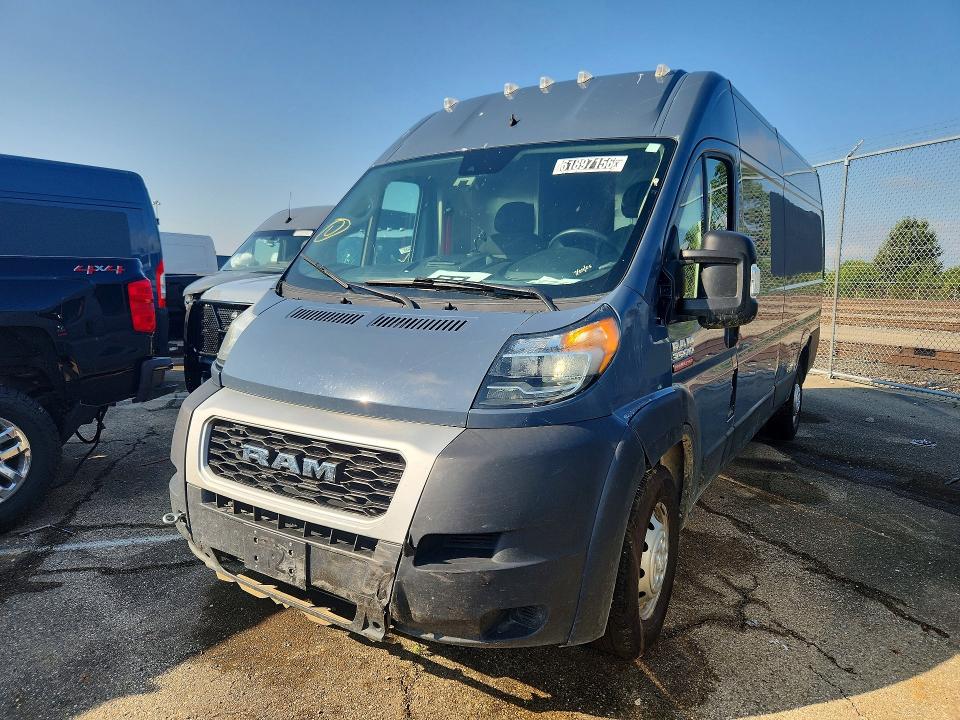 Продаж на аукціоні авто 2021 Ram Promaster 3500, vin: 3C6MRVJG5ME535488, номер лоту: 61897156