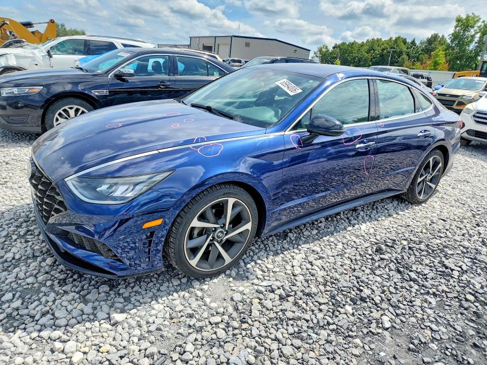 65994006 :رقم المزاد ، 5NPEJ4J2XMH122805 vin ، 2021 Hyundai Sonata مزاد بيع