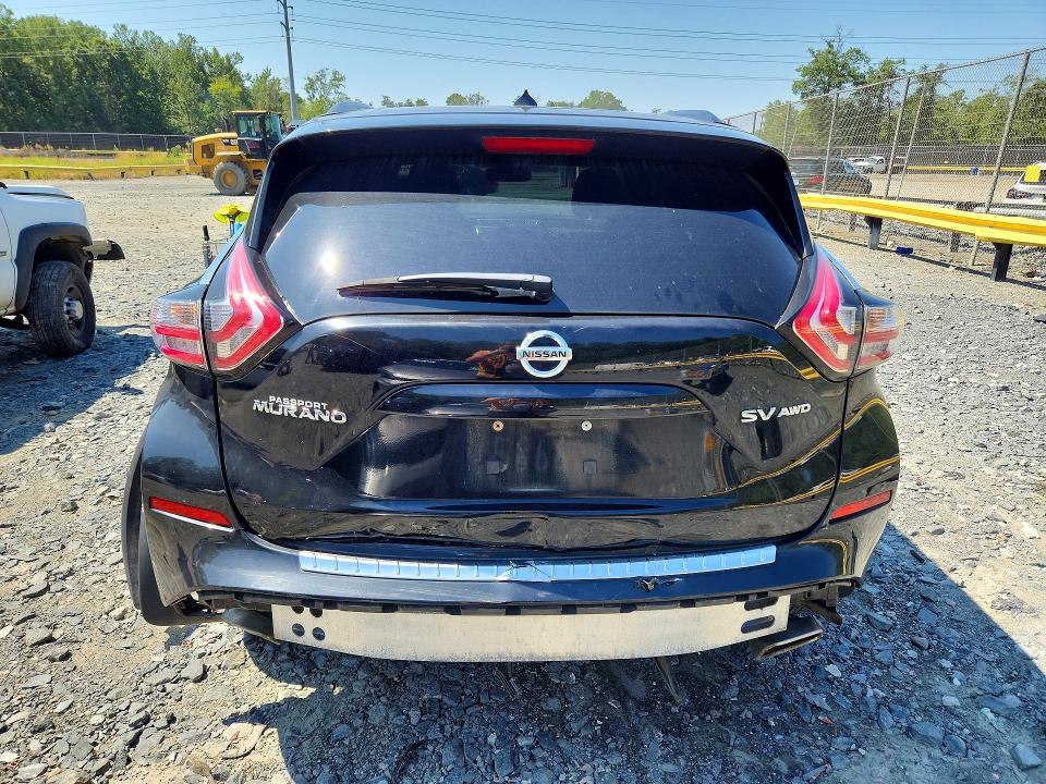 2015 Nissan Murano მანქანა იყიდება აუქციონზე, vin: 5N1AZ2MH3FN210427, აუქციონის ნომერი: 64595686