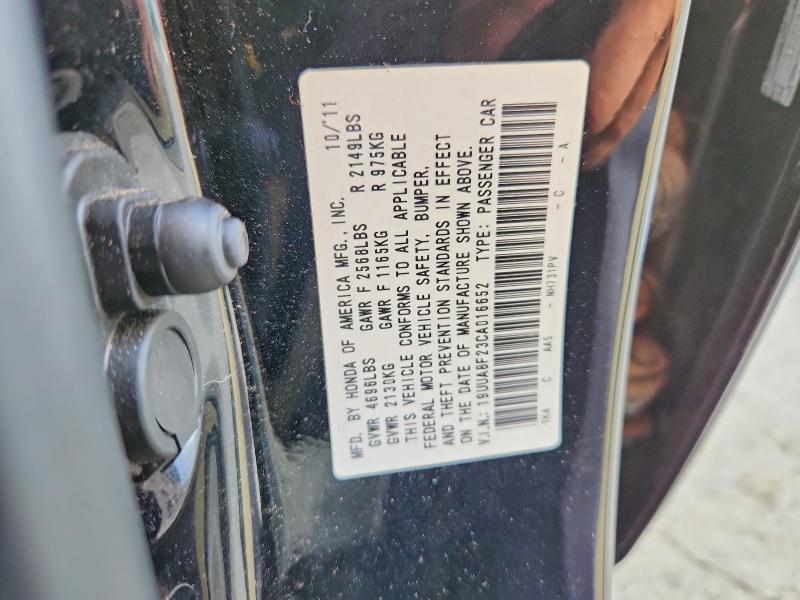 Продажа на аукционе авто 2012 Acura Tl, vin: 19UUA8F23CA016652, номер лота: 65877006