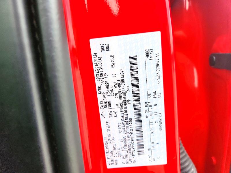 65816516 :رقم المزاد ، 1FTEW1CP0PKD71290 vin ، 2023 Ford F150 مزاد بيع