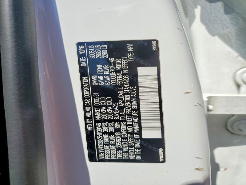 Продаж на аукціоні авто 2017 Volvo Xc90, vin: YV4102XK5H1139146, номер лоту: 65541336