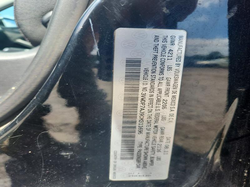 Aukcja sprzedaży 2012 Volkswagen Jetta, vin: 3VWDP7AJ9CM311695, numer aukcji: 65092026