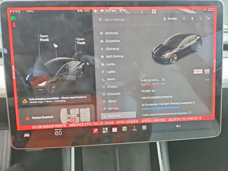Aukcja sprzedaży 2018 Tesla Model 3, vin: 5YJ3E1EB0JF110676, numer aukcji: 63467606