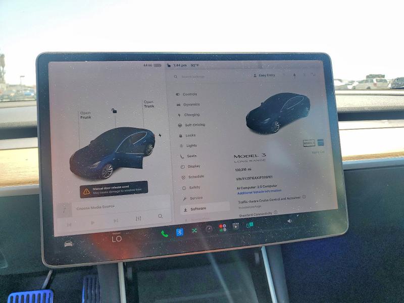2018 Tesla Model 3 მანქანა იყიდება აუქციონზე, vin: 5YJ3E1EAXJF008101, აუქციონის ნომერი: 64140476
