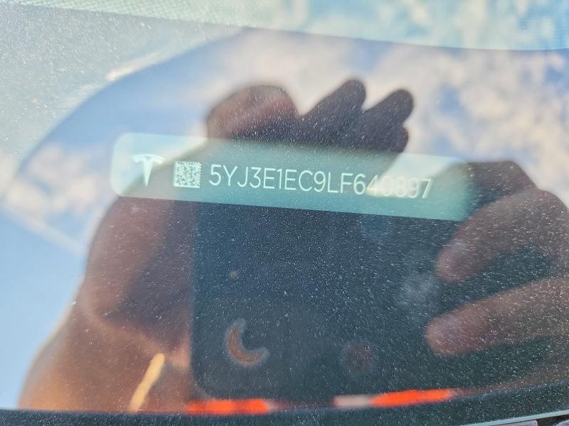 Aukcja sprzedaży 2020 Tesla Model 3, vin: 5YJ3E1EC9LF640897, numer aukcji: 63794736