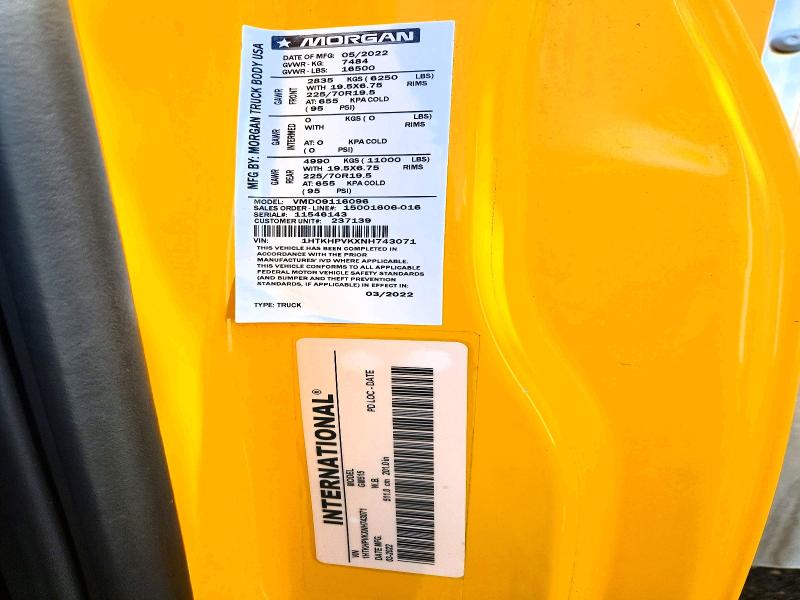 Продажа на аукционе авто 2022 Chevrolet Silverado Medium Duty, vin: 1HTKHPVKXNH743071, номер лота: 69821526