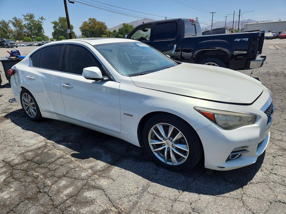 64321066 :رقم المزاد ، JN1AV7AP8EM690562 vin ، 2014 Infiniti Q50 Hybrid مزاد بيع